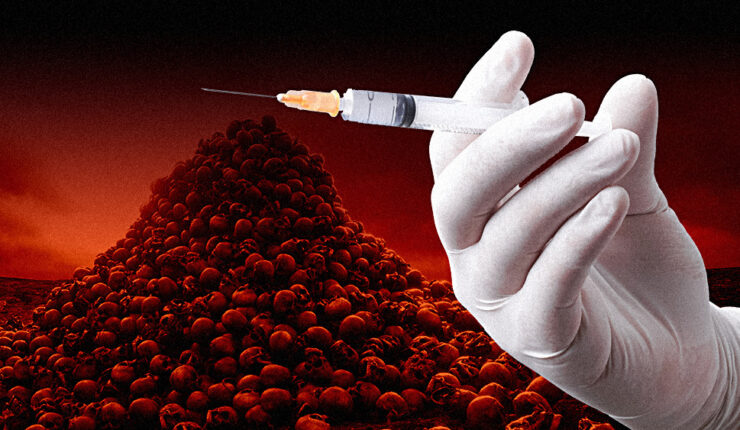 death holocaust vaccine syringe