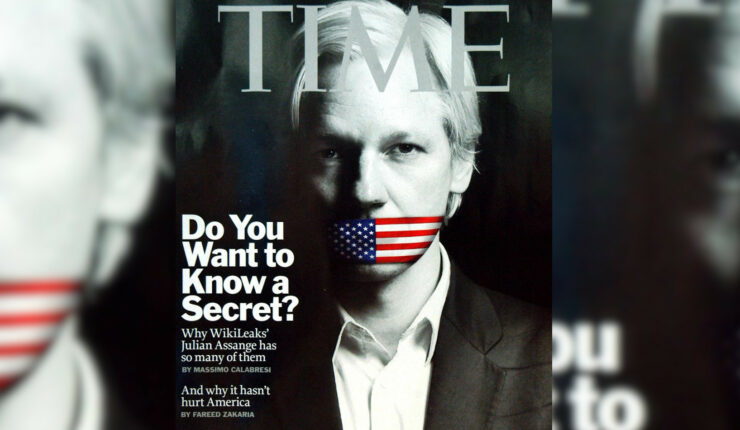 assange time banner