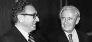 Henry Kissinger und Nahum Goldmann