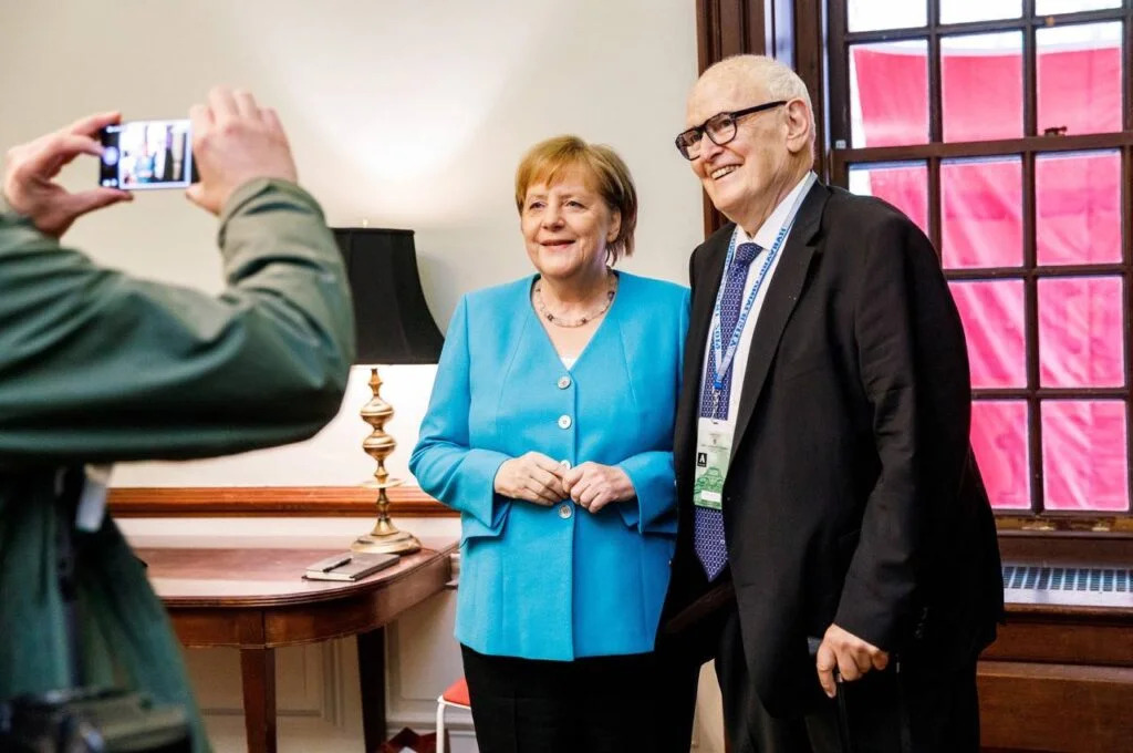 Angela Merkel und Guido Goldman